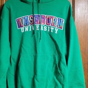 Champion Green Washburn University Hoodie